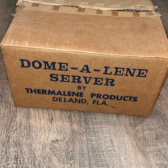 Vintage Thermalene Black White Plastic Round Food Hot Cold Server Container 2 Qt - Picture 7 of 7